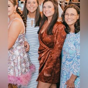 Gianni Bini Paisley Wrap Dress